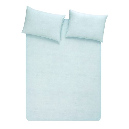 Resim Taç Butik Lune Pamuk 2'li Yastık Kılıfı Seti Mavi