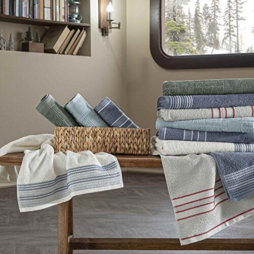 Resim Taç Butik Doğu Ekspresi Pamuk Banyo Havlusu Mint 70x140