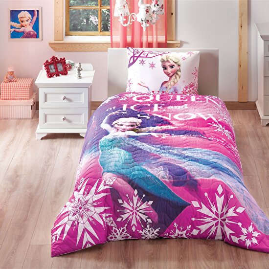 Lisansli Disney Frozen Elsa Tek Kisilik Complete Set 25153 Tac