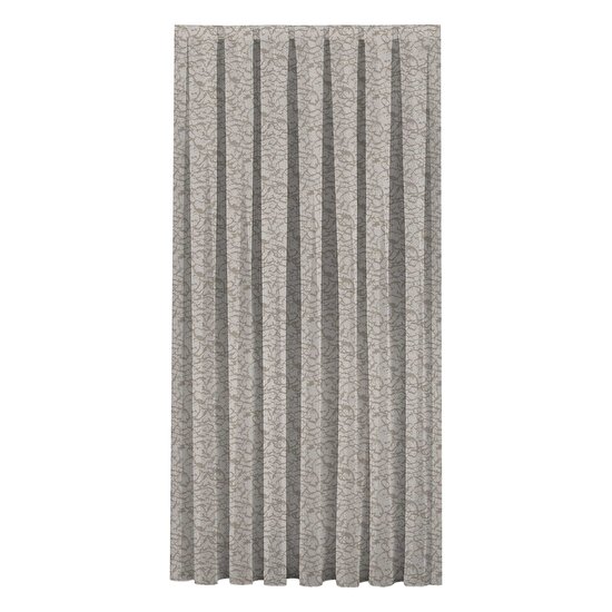 Taç Darlas Tül Perde Bej